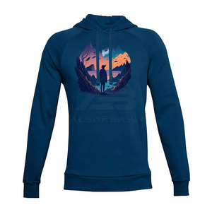 เสื้อฮู้ดดี้ DTF แบบสั่งทำพิเศษ คุณภาพพรีเมียม ระบายอากาศได้ดี สีพื้น สำหรับผู้ชาย - Product Image 4