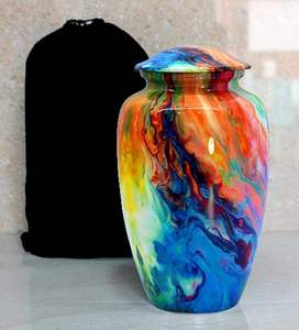 Urnes funéraires pour adultes de haute qualité en gros pour cendres humaines, urne commémorative élégante, design magnifique, décoration au prix le plus bas - Product Image 3