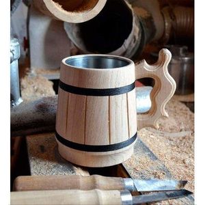 Taza de Café de Madera Natural, Taza de Té de Madera Maciza Resistente al Calor, para Hogar, Cafetería, Bar, Restaurante, a Precio Directo de Fábrica - Product Image 3