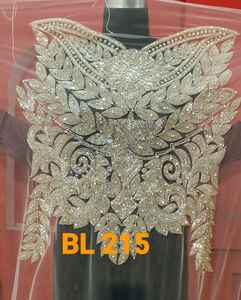 Tela de Encaje con Motivo de Mariposa Bordada a Mano, de Algodón de Lujo, Ecológica y de Alta Calidad para Diseñadores de Moda - Product Image 1