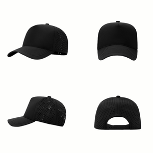 Gorra de Béisbol de 5 Paneles con Logotipo Bordado, para Golf, Aire Libre, Uso Diario, con Perforaciones Cortadas con Láser, Cuerda Decorativa, Personalizable, Multicolor - Product Image 2