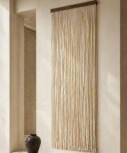 Bohemian <b>Macrame</b> Door <b>Curtain</b>: Handmade Cotton Room Divider - Product Image 3