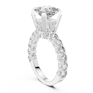 Infinity 925 Sterling Silver Moissanite <b>Diamond</b> <b>Ring</b> Wholesale Fine Jewelry Manufacturer Export Supplier - Product Image 4