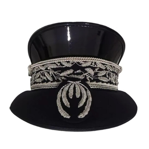 Gorra de Visera OEM para Sacerdote de Iglesia, Cadete, Banda Escolar, con Insignia Bordada de Cruz Dorada y Roja, Gorra Religiosa para Desfile - Product Image 5