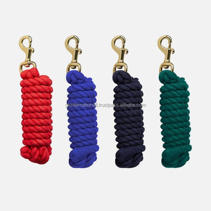 Cuerda de plomo para caballos con gancho giratorio para ganado Cuerda de plomo para caballos Cuerda práctica de nylon para caballos - Product Image 1