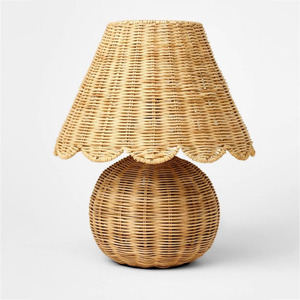 Lámparas de Mesa de Ratán Más Vendidas, Iluminación Decorativa para el Hogar, Lámpara de Mesa Nórdica Hecha a Mano, Lámparas de Noche para Dormitorio - Product Image 4