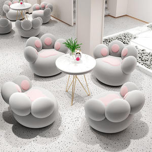 Sillón de Salón de Belleza y Salón de Uñas con Diseño Nórdico Moderno y Adorable de Garra de Gato - Product Image 2
