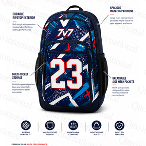Set Personalizzato OEM per Uniforme da Football 7 contro 7, Maglia Senza Maniche Sublimata, Pantaloncini a Compressione, Felpa con Cappuccio, Zaino, <span class=keywords><strong>Kit</strong></span> Completo - Product Image 4