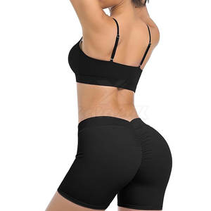 Conjunto de Top Deportivo y Shorts de Yoga para Mujer, Material Ligero de Primera Calidad, Diseño Cómodo y Elástico para Actividades Deportivas - Product Image 3
