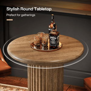 Tavolo da Bar Rotondo Moderno e Minimalista, Pieghevole con LED, per Casa, Hotel o Sala da Pranzo, Arredamento Bar di Alta Qualità - Product Image 6