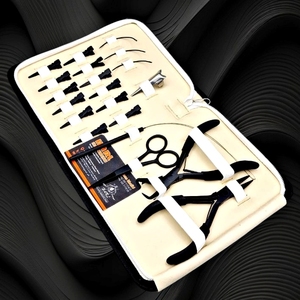 Professional Stainless Steel Hair Extension <b>Tools</b> Kit with Pliers for Installation & Removal Reusable Beauty Salon Supplies - Product Image 3