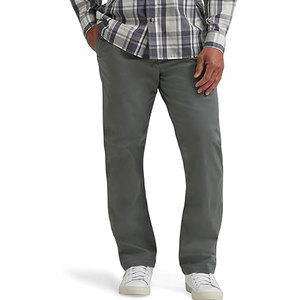 Pantalones Chinos de Corte Recto para Hombre, Cómodos, de Mezcla de Algodón, Casuales, para Oficina, Trabajo, Slim Fit, Premium, para Uso Diario - Product Image 1