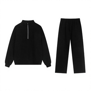 Sweat à capuche zippé personnalisé pour homme, avec logo brodé, grande taille, en coton épais 100%, décontracté, coupe oversize, pour l'automne - Product Image 6