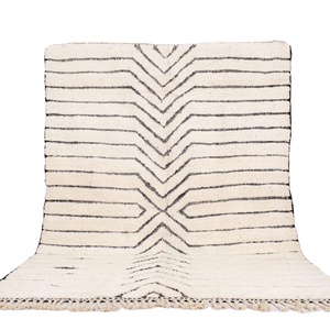 Alfombras de lana con mechones a mano de diseño geométrico moderno, venta al por mayor, bereber marroquí para sala de estar, precio barato de ITHL - Product Image 1