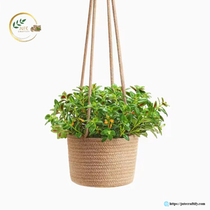 Custom Jute <b>Tree</b> Pot Cover – Handmade Eco Friendly <b>Planter</b> <b>for</b> Branding, Retail and Garden Shops - Product Image 2