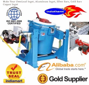 Haute qualité nouveau four à creuset inclinable hydraulique 380V à prix raisonnable cuivre fusion gaz naturel pompe à carburant portant 500kg - Product Image 4