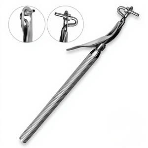 Portaamalgama de un solo extremo con punta cónica regular de 2.0mm, instrumento dental manual de restauración, herramienta profesional de acero inoxidable - Product Image 1