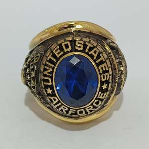 Bague de style personnalisé |   Bague de service personnalisée |   Options Or et Argent - Product Image 1