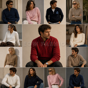 Suéteres de Bangladesh: Excedentes de Fábrica, Pullovers Premium de Mezcla Acrílica y Algodón, Lotes a Granel, Liquidación de Carga - Product Image 1
