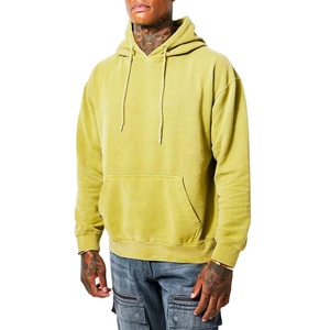 Sweat-shirt à capuche délavé pour homme, coupe ajustée, basique décontracté, pour l'hiver et l'extérieur, streetwear léger et tendance pour usage quotidien - Product Image 1