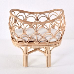 Camas de madera a buen precio para accesorios de muñecas, cuna de mimbre de calidad superior para muñecas. - Product Image 1