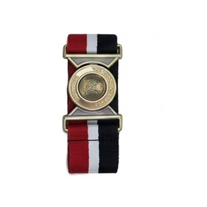 เข็มขัดหนังแบบปรับได้สำหรับงานพาเหรดและพิธีการ พร้อมตัวปรับโลหะ - Product Image 4
