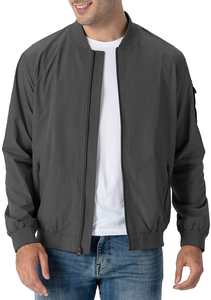 Chaqueta Bomber Ligera de Estilo Casual, Suave al Tacto, con Cierre Completo, Cómoda para Uso Diario, Actividades al Aire Libre y Viajes - Product Image 4