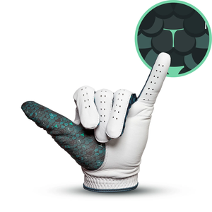 Gant de golf en cuir renforcé, paume en tissu extensible respirant, pour activités sportives professionnelles en plein air, antidérapant, anti-humidité - Product Image 5