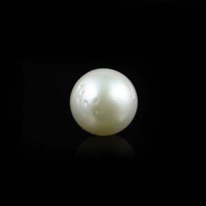 Loose Seawater Pearl 9.55 Carat 8-9mm Drop Shape White Gemstone for Jewelry Making - Product Image 2