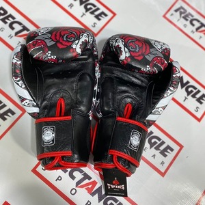 Guantes de Boxeo con Estampado Completo, Último Modelo Twins, Guantes Profesionales de Piel de Vacuno Genuina para Muay Thai y Kickboxing - Product Image 4