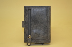Handmade <b>Men's</b> Leather <b>Wallet</b> Full Grain Genuine Leather <b>RFID</b> Blocking Trifold ID Window Coin Pocket Slim Long Design Polyester - Product Image 2