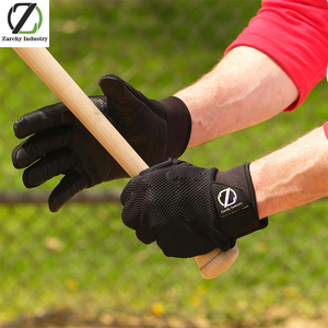 Batting Gloves for <b>Baseball</b> or Softball, Built-in Thumb Guard Padding and Therapeutic Magnetic Technology Reduces <b>Bat</b> Sting - Product Image 4