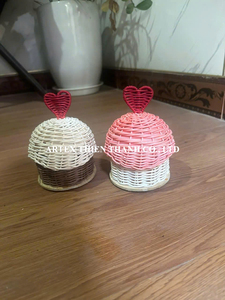 Cesta de Mimbre de Lujo para Cupcakes, Caja de Regalo de Dulces Hecha a Mano, Cesta Decorativa para Ramadán y Eid - Product Image 5