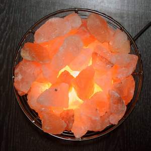 2024 Best Selling Rechargeable LED Night Light Electronic <b>Crystal</b> Salt Lamp Made of Plastic Colorful Himalayan Salt Lamp - Product Image 4
