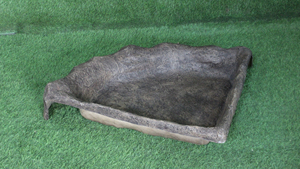 Corner Pond FRP Garden Ornaments Unbreakable Lightweight Fiberglass <b>Stone</b>-Look <b>Painted</b> Hand-Molded Outdoor Pond Water Lotus Fish - Product Image 4