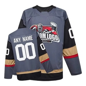 Men Ice Hockey Jersey Sport Sweater Stitched Letters Numbers Ice Hockey Jerseys Fabric Weight 220 Gram With <b>Top</b> Quality - Product Image 2