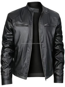 Chaquetas de cuero a la moda para hombre hechas a medida al mejor precio, nueva llegada, ropa para hombre, la mejor venta, chaqueta informal de cuero para hombre - Product Image 6