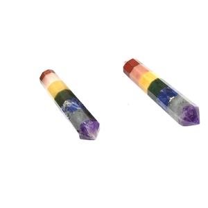 Piedra de obsidiana de caoba semipreciosa, punto de doble terminación para curar piedras preciosas de grabado de estilo amoroso talladas a mano - Product Image 4