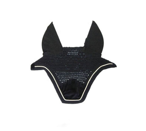 Bonnet anti-bruit en polyester et coton de qualité supérieure pour l'équitation, masque anti-mouches tendance pour chevaux - Product Image 2