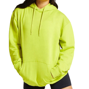 Women's Cheap Custom High Quality Winter Stonewashed Front Logo Oversized Hoodie 100% Cotton Street Wear for Online Sale - Product Image 4