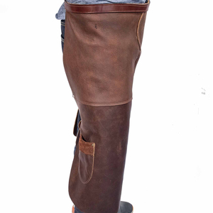 Nouvel Arrivage Chaps de Fermeur de Luxe en Cuir Véritable, Durables et à Usage Prolongé, pour la Coupe des Sabots, avec Fermeture à Boucle - Product Image 3
