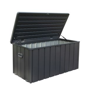 Contenitore da Esterno da 100 Galloni, Grande Box Portaoggetti da Patio con Funzione Impermeabile per Cuscini, Copricuscini, Attrezzi da Giardino, con Serratura - Product Image 5