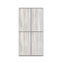 Carreaux de sol/mur modernes 600x1200 en porcelaine vitrifiée brillante antidérapante, aspect papier peint 3D imitation bois, isolation thermique, pour 5 pièces