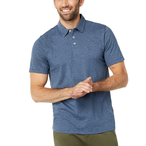 Chemises polo à manches courtes pour hommes, t-shirts décontractés imprimés pour le golf, chemises de sport d'été respirantes et anti-transpiration, chemises boutonnées en toile - Product Image 3