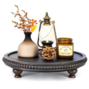แท่นวางเค้กไม้สนวินเทจ - แท่นโชว์แบบดิสเทรสสำหรับขายส่ง - Product Image 1