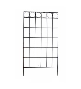 Decorative Rectangular Iron <b>Trellis</b> Panel for Garden Landscaping and Vertical Plant Growing - Product Image 4