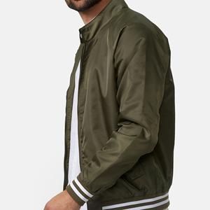 Chaqueta Bomber Personalizada Premium para Hombre, Estilo Urbano, Talla Grande, Venta al Por Mayor OEM - Product Image 5
