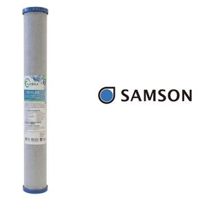 Filtre de réduction de chlore de 2ème étape, cartouche d'eau durable en charbon de coco de 20 pouces, débit rapide, haute efficacité - Product Image 1