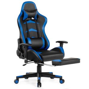 Sedia da Gaming con Funzione Massaggio e Poggiapiedi - Product Image 2