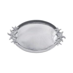Handmade Polished <b>Silver</b> Serving <b>Tray</b> Solid Finish Unique Shape For Dining Table Use Decoration For Home <b>Silver</b> Finish - Product Image 3